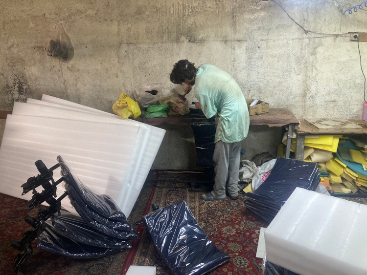 صندلی کارمندی مدل کرکره ای